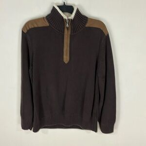 Tommy Hilfiger Heavy Cotton 1/4 Zip Sweater with Detailing Size XXL
